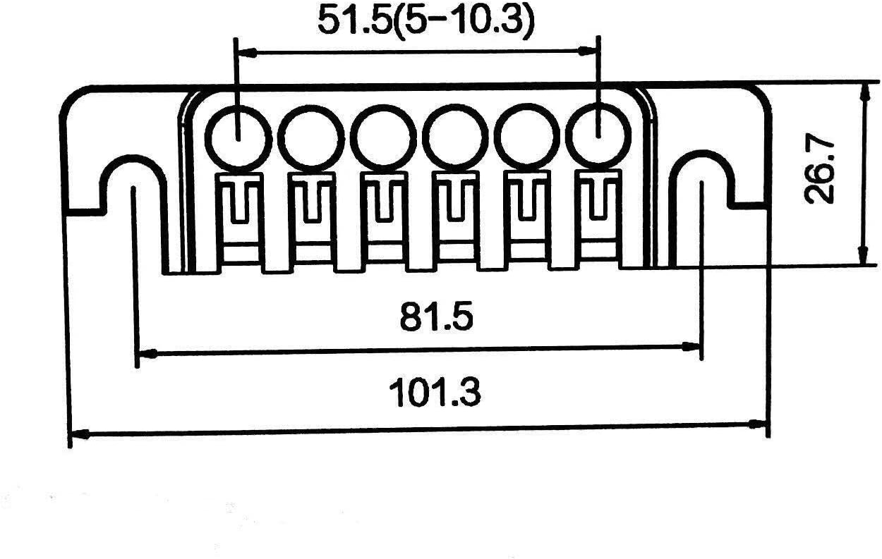 TP6 Tune-O-Matic Bridges Stop Bar Tailpiece Replacement